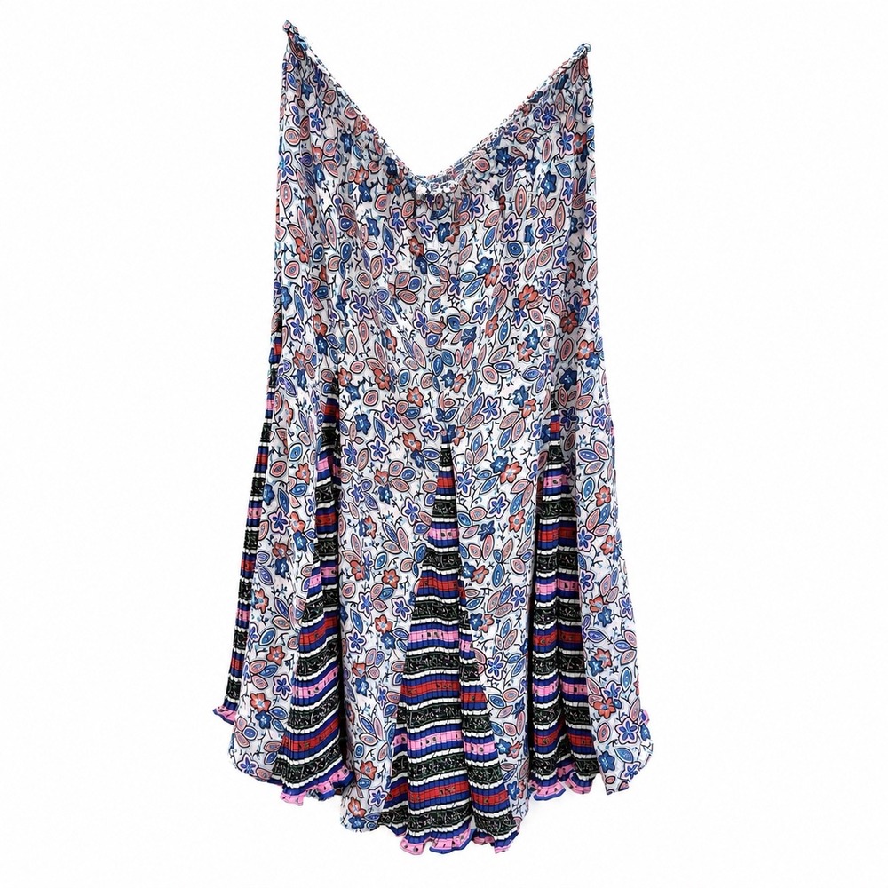 Diane‎ Freis Georgette Vintage 80s Pleated Skirt